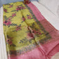 Digital printed pure Tussar Dupatta