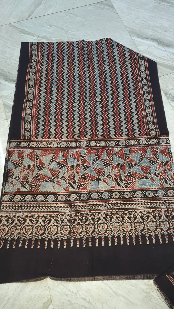 Ajrak cotton stole