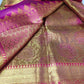 Handloom pure kanjivaram silk saree  bridal silk golden color with tissue all over pure golden jari all over red body in golden jari all over