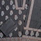Ajrak suit two piece cotton material in cream and red and black combo 3 traditional block and authentic with taj cotton