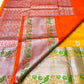 Venkatagiri handloom silk Saree in yellow color